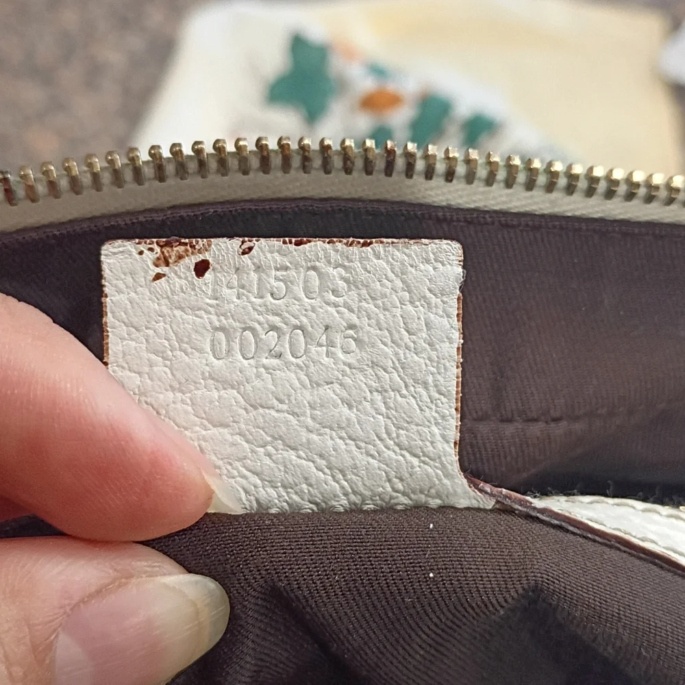 Gucci Leather Hasler Boston White Satchel - Picture 10 of 17